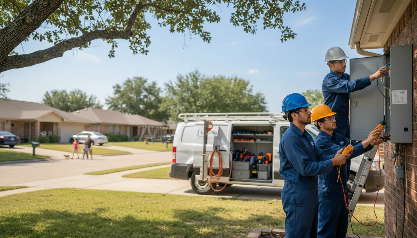 Certified electrician providing emergency electrical services in Jarrell, TX